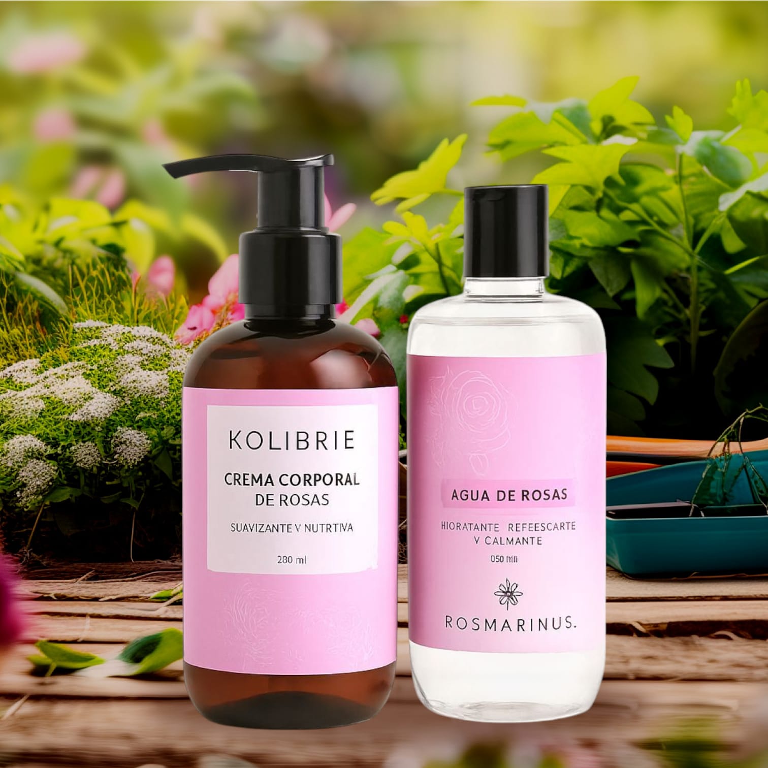 Kolibrie - Crema y agua de Rosas
