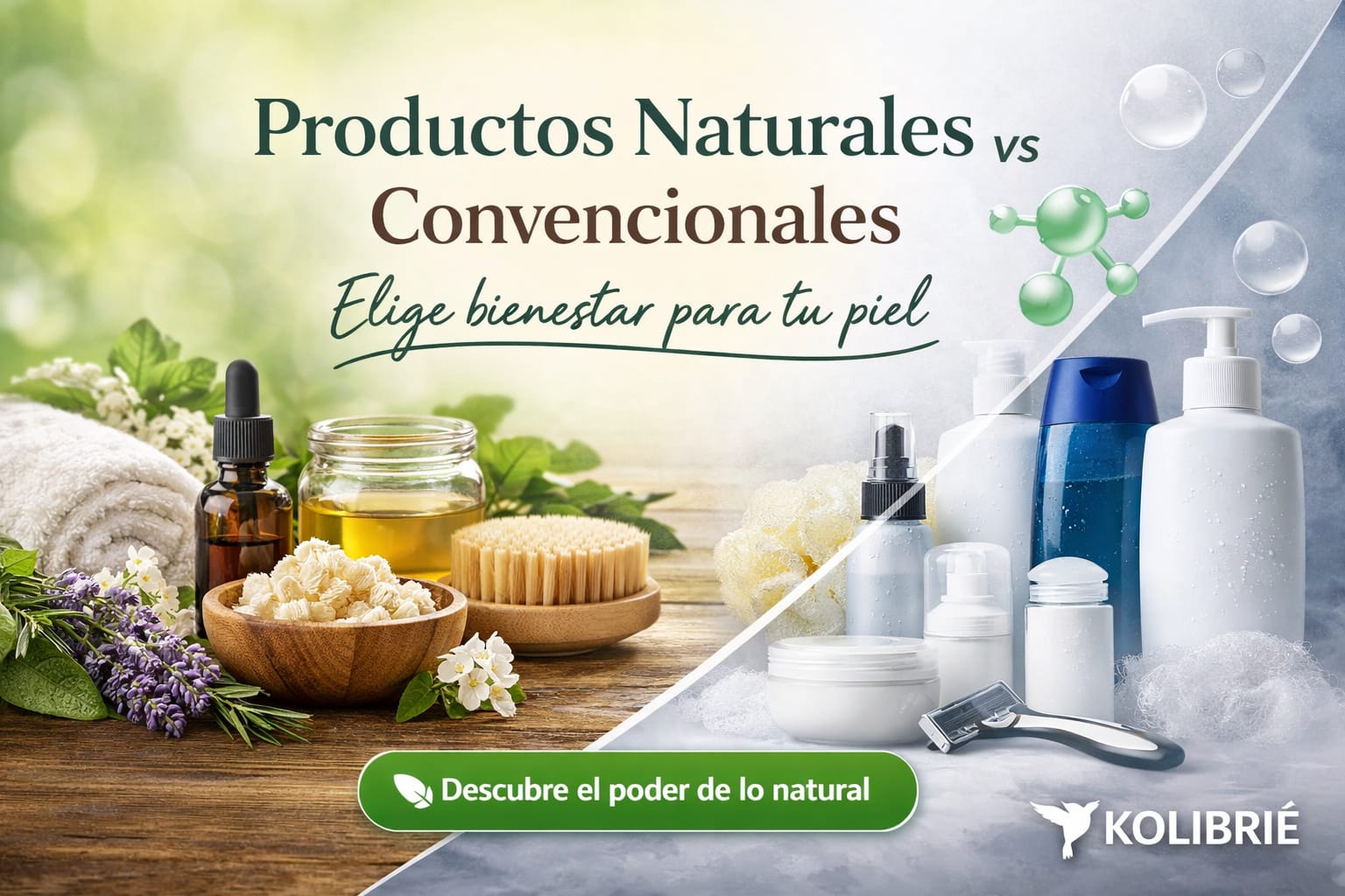 Productos Naturales vs convencionales - Kolibrie